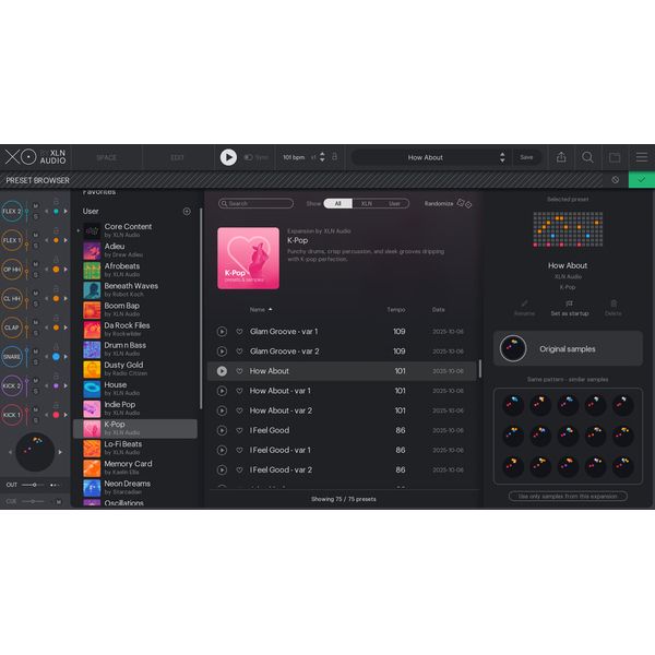 XLN Audio XO Expansion: K-Pop