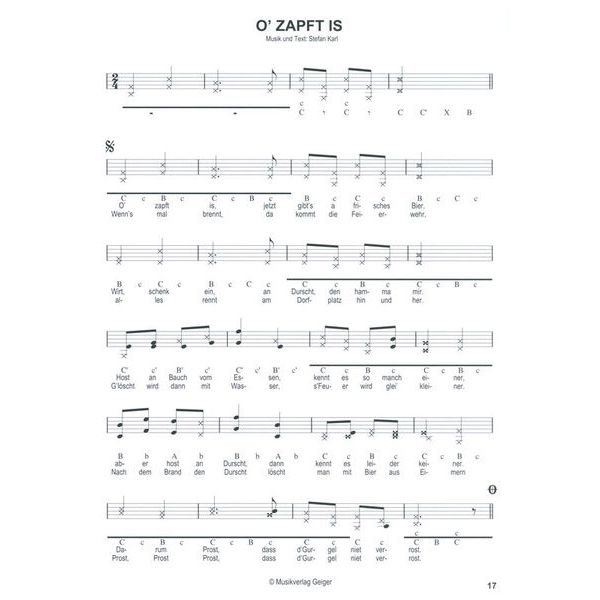 Musikverlag Geiger Wirtshausmusik Steirische 4