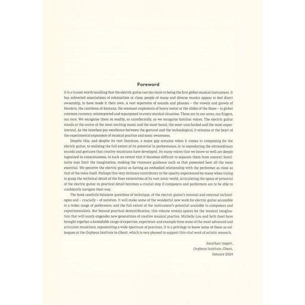 Bärenreiter The Techniques of E-Guitar