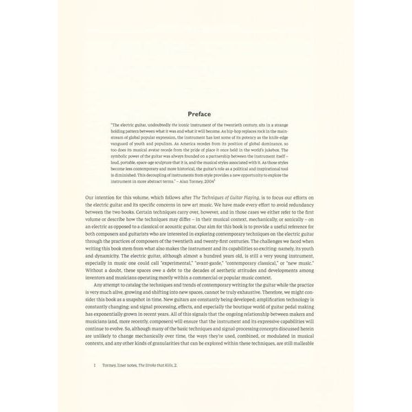 Bärenreiter The Techniques of E-Guitar