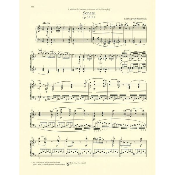Bärenreiter Beethoven Sämtliche Sonaten I