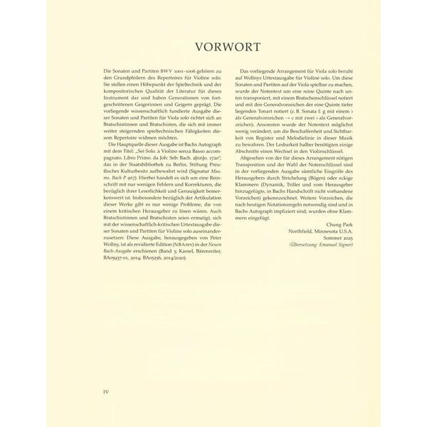 Bärenreiter Bach Drei Sonaten