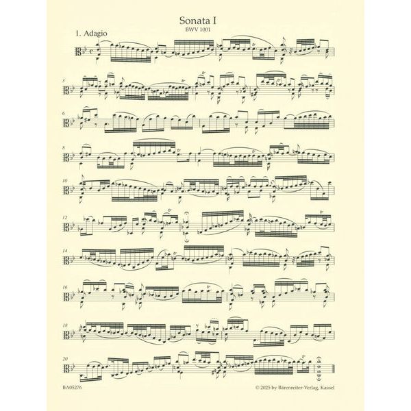 Bärenreiter Bach Drei Sonaten