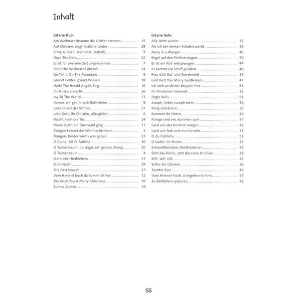 Schott Alles Gitarre Weihnachtslieder