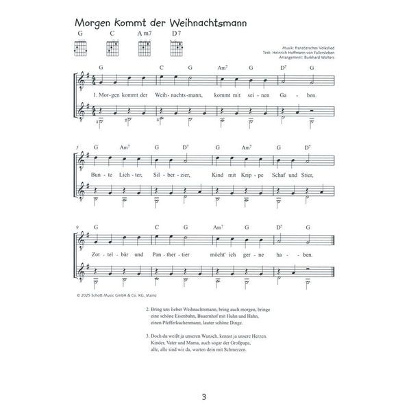 Schott Alles Gitarre Weihnachtslieder