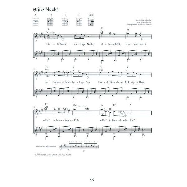 Schott Alles Gitarre Weihnachtslieder