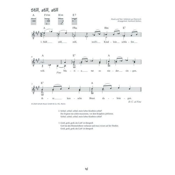 Schott Alles Gitarre Weihnachtslieder