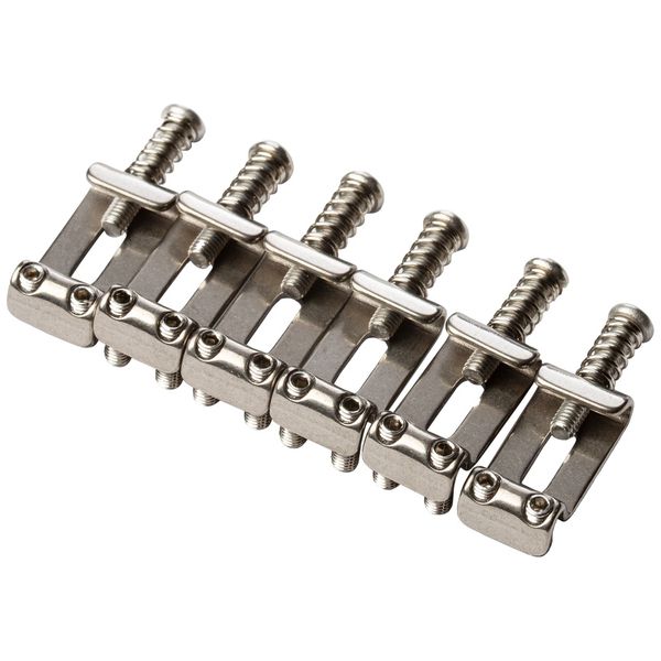Guitar Monkey Strat Titanium Saddles Set10.8