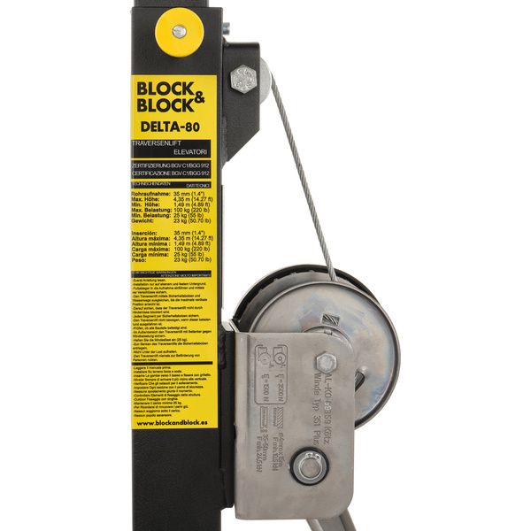 Block And Block DELTA-80 Winch St. 100kg 4.35m
