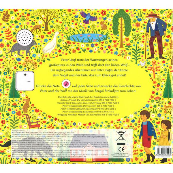 Prestel Verlag Peter und der Wolf
