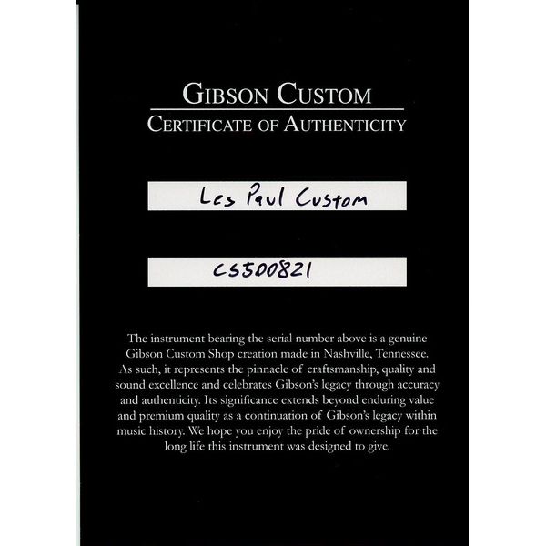 Gibson Les Paul Custom AW C-Stock