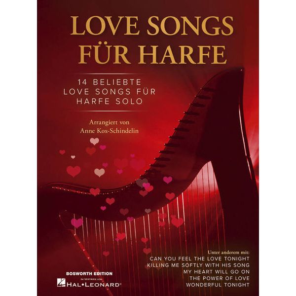 Bosworth Love Songs für Harfe