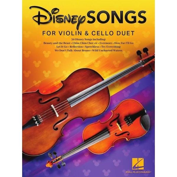 Hal Leonard Disney Songs Violin and Cello