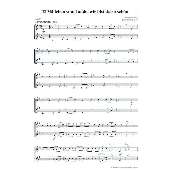 Brasstrail Duet Series 1 French Horn