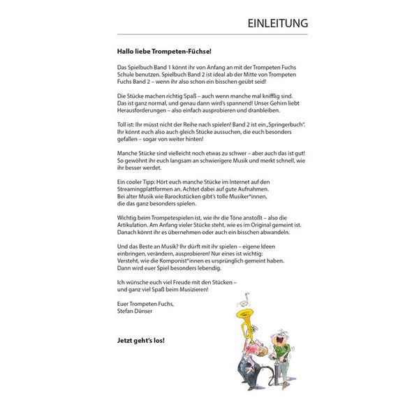 Hage Musikverlag Trompeten Fuchs Spielbuch 2