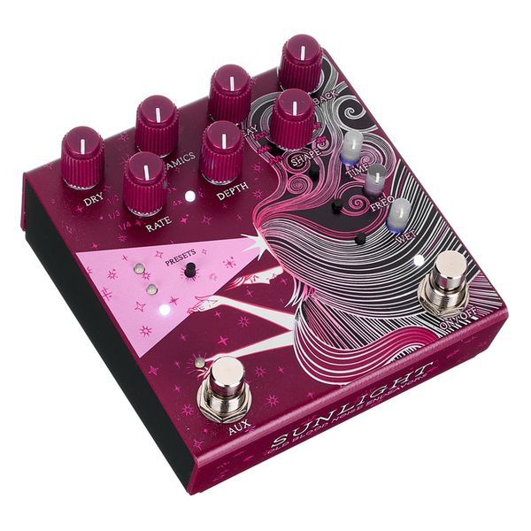 Old Blood Noise Endeavors Sunlight Stereo Reverb Maroon