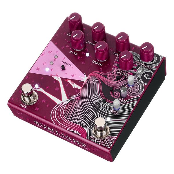 Old Blood Noise Endeavors Sunlight Stereo Reverb Maroon