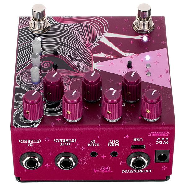 Old Blood Noise Endeavors Sunlight Stereo Reverb Maroon