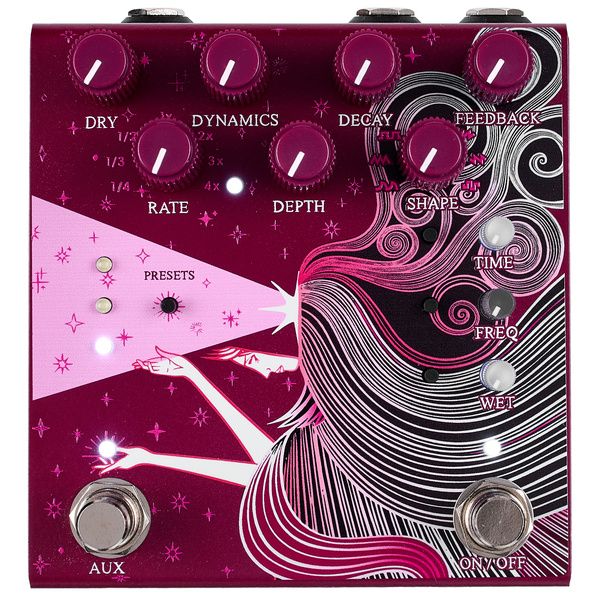 Old Blood Noise Endeavors Sunlight Stereo Reverb Maroon