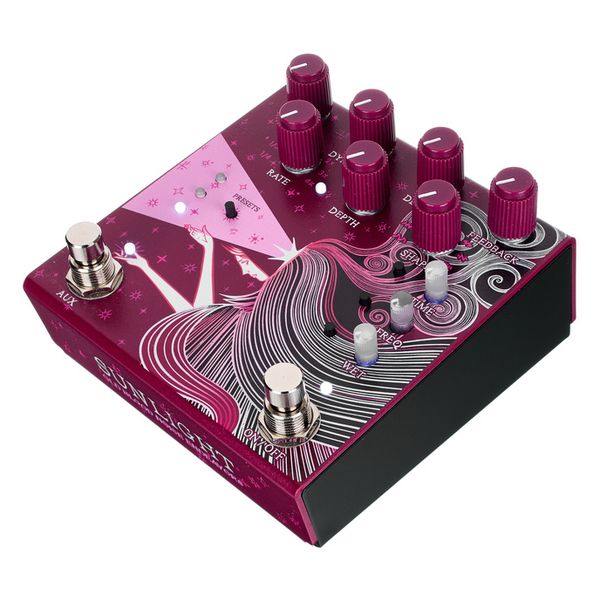 Old Blood Noise Endeavors Sunlight Stereo Reverb Maroon