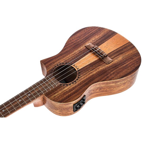 Kala Teak Tri-Top Baritone Ukulele