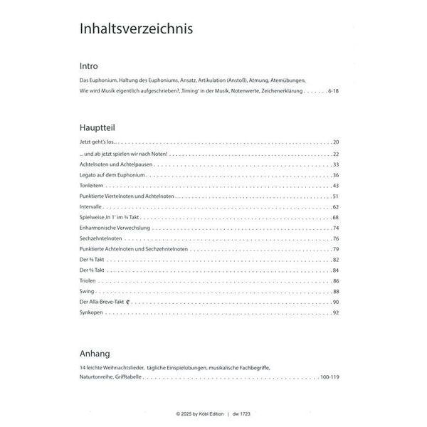 Köbl Edition Euphonium Total VS 1