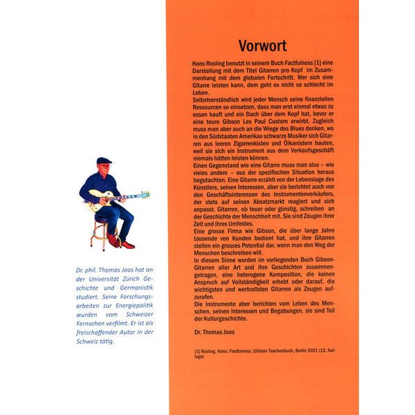Dr. Thomas Joos Gibson-Gitarren 1966 bis 2025