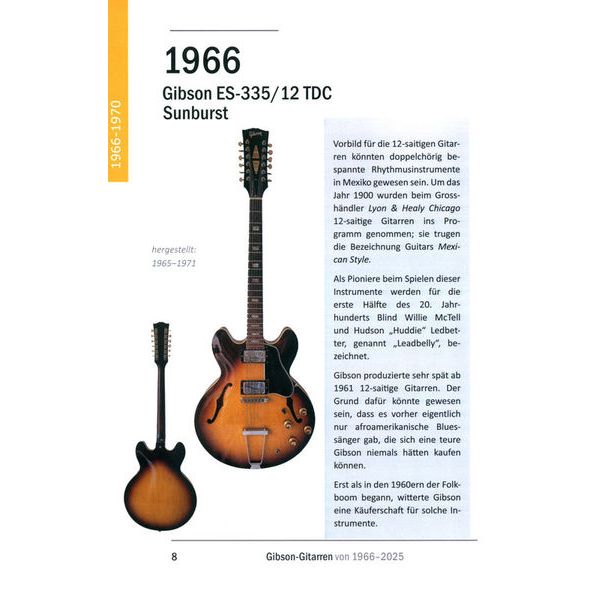 Dr. Thomas Joos Gibson-Gitarren 1966 bis 2025