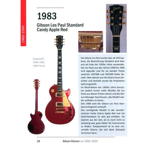 Dr. Thomas Joos Gibson-Gitarren 1966 bis 2025