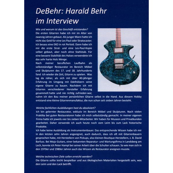 Dr. Thomas Joos Elektrische Gitarren