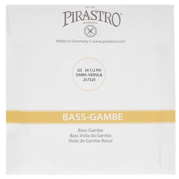 Pirastro Bass Viol String G5 24 1/2