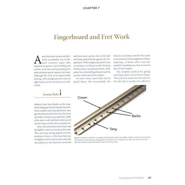 The Crowood Press Ltd The Guitar Repair Book