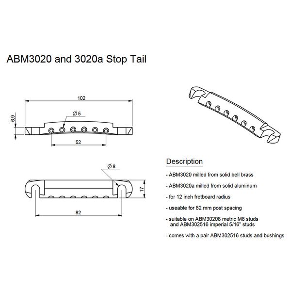 ABM 3020na Aged Stop Tail