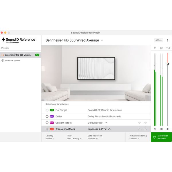 Sonarworks SoundID Ref Virtual Monitoring