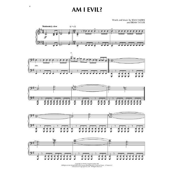Hal Leonard Metallica for Piano Solo