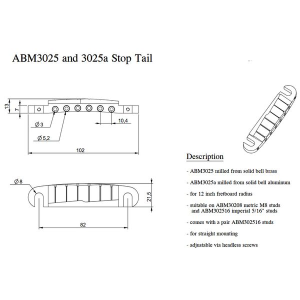 ABM 3025n Wraparound Bridge