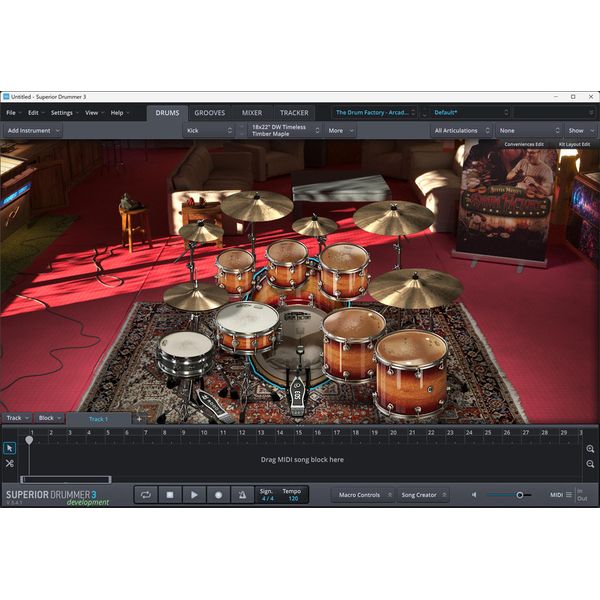 Toontrack SDX The Drum Factory S. Massy