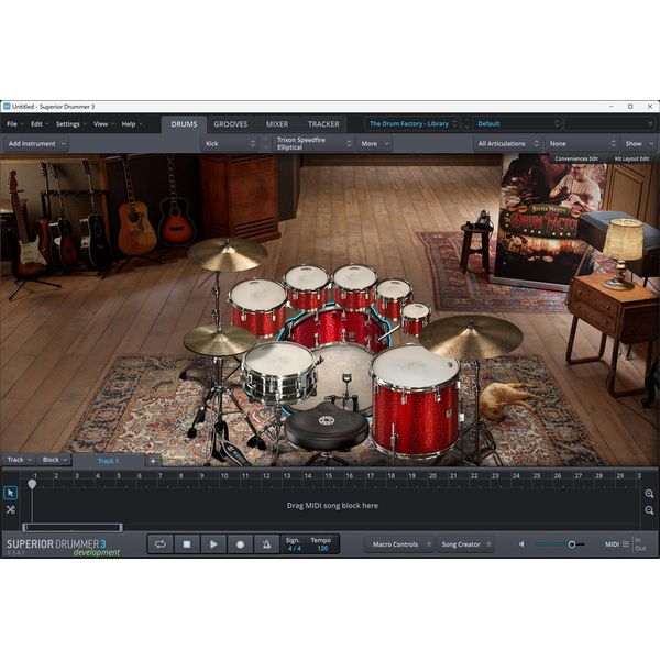 Toontrack SDX The Drum Factory S. Massy