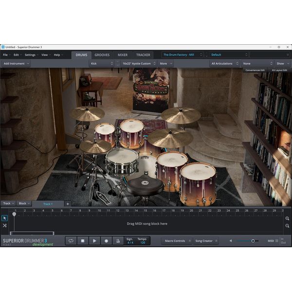 Toontrack SDX The Drum Factory S. Massy