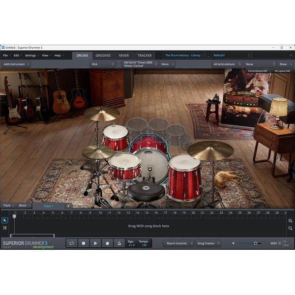 Toontrack SDX The Drum Factory S. Massy