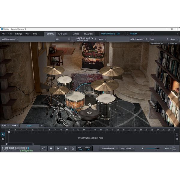 Toontrack SDX The Drum Factory S. Massy