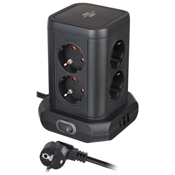 Brennenstuhl Socket Tower 8-Way USB