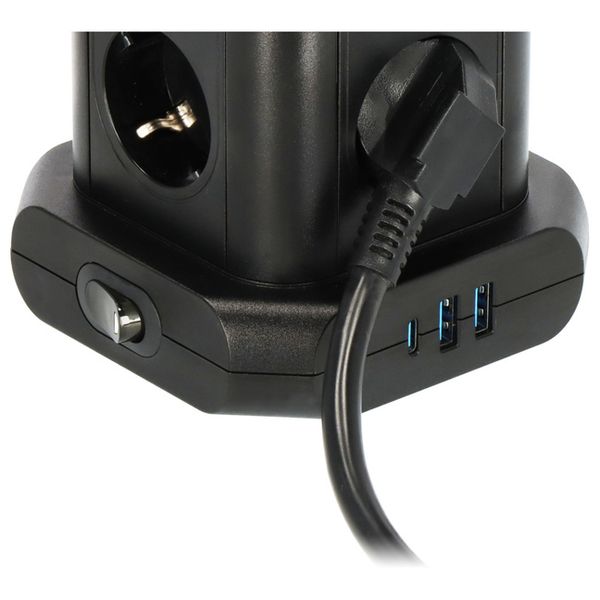 Brennenstuhl Socket Tower 8-Way USB