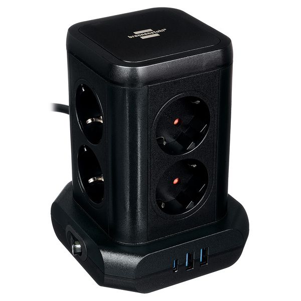 Brennenstuhl Socket Tower 8-Way USB