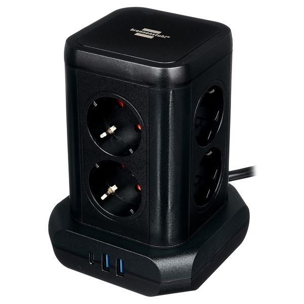 Brennenstuhl Socket Tower 8-Way USB
