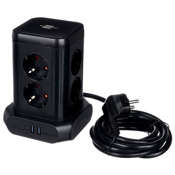 Brennenstuhl Socket Tower 8-Way USB
