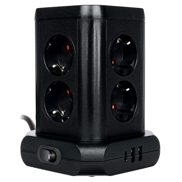 Brennenstuhl Socket Tower 8-Way USB