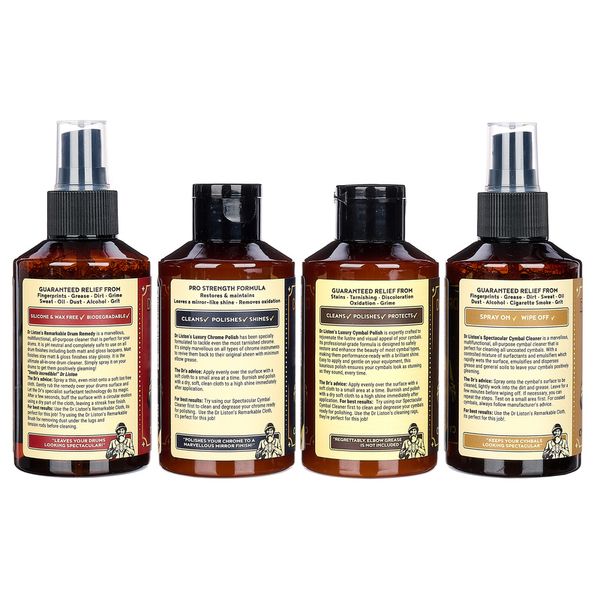 Dr. Liston's Ultimate Drum Cleaning Set