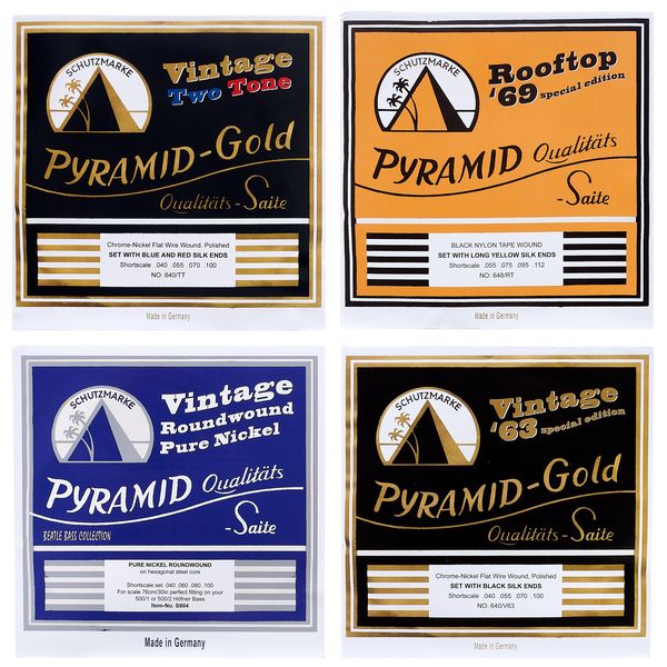 Pyramid Collector Bass String Set
