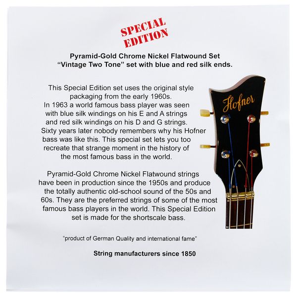 Pyramid Collector Bass String Set